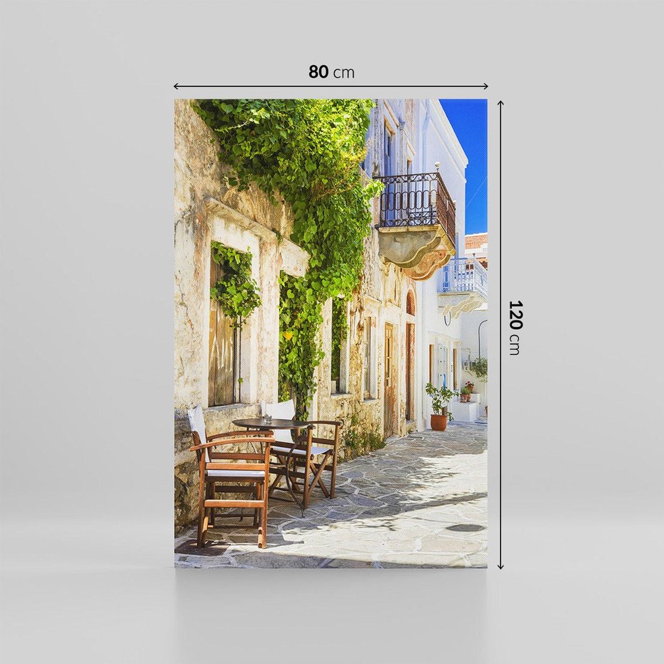 Obraz na płótnie 80x120 - Zaklęta Przestrzeń - uliczka, perspektywa