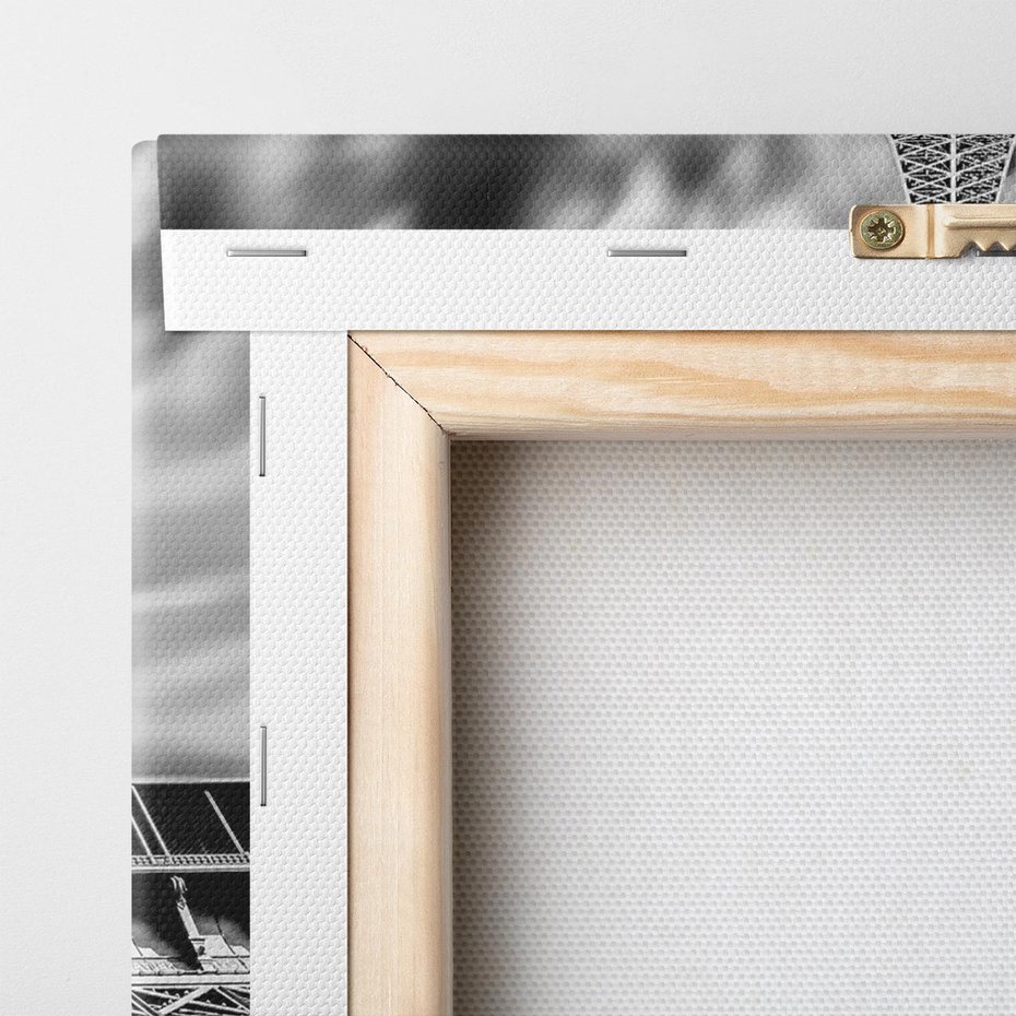 Obraz na płótnie 50x70 - Wieża Eiffla w Paryżu - Wieża, Eiffla