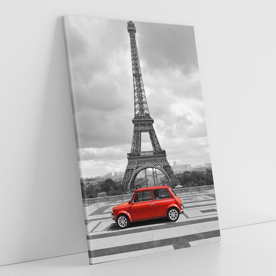 Obraz na płótnie 50x70 - Paryż z wieżą Eiffla w tle - Paryż, Eiffla
