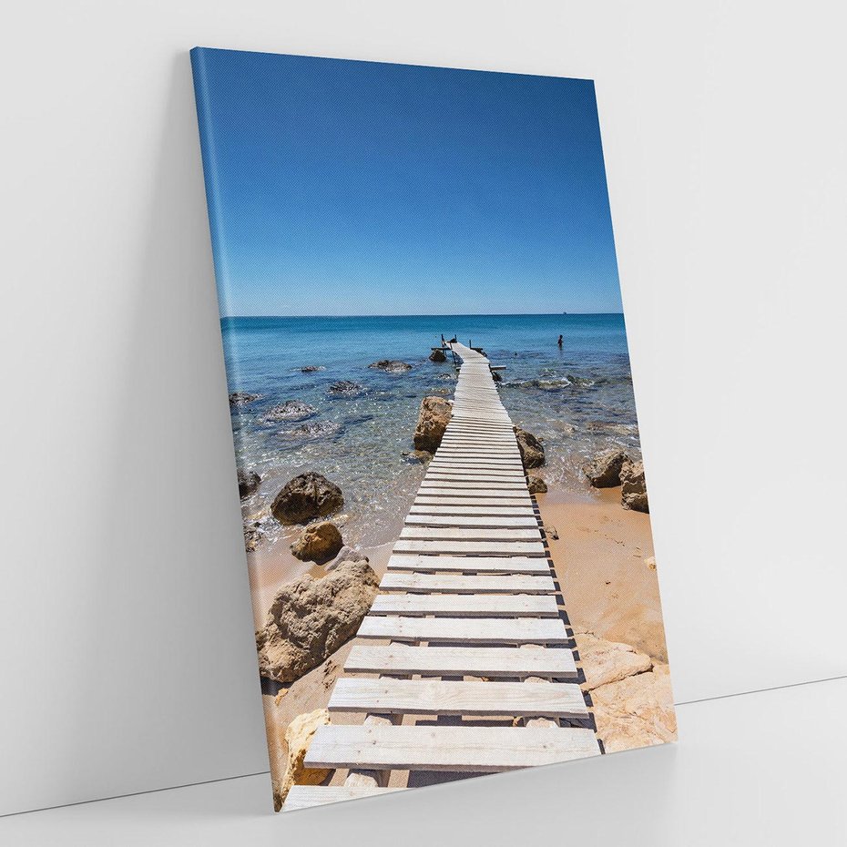 Obraz na płótnie 50x70 - Oaza spokoju - plaża, morze