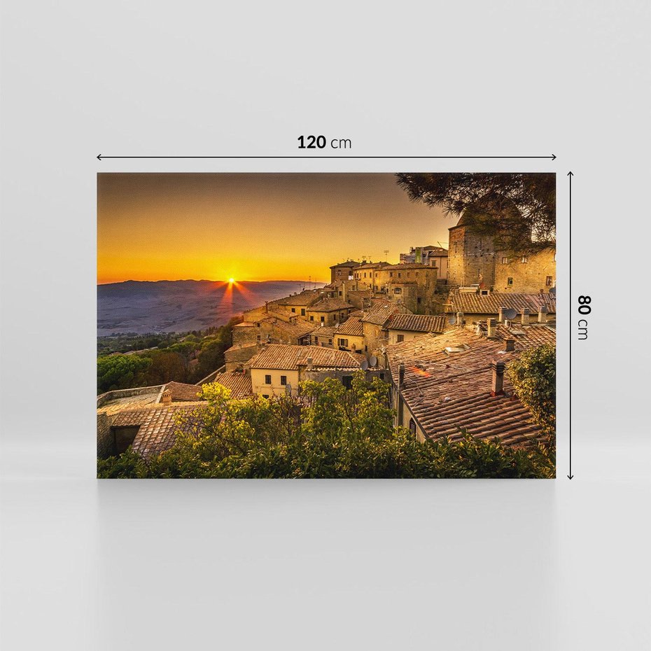 Obraz na płótnie 120x80 - Urok włoskiej przyrody - toscania, Włochy