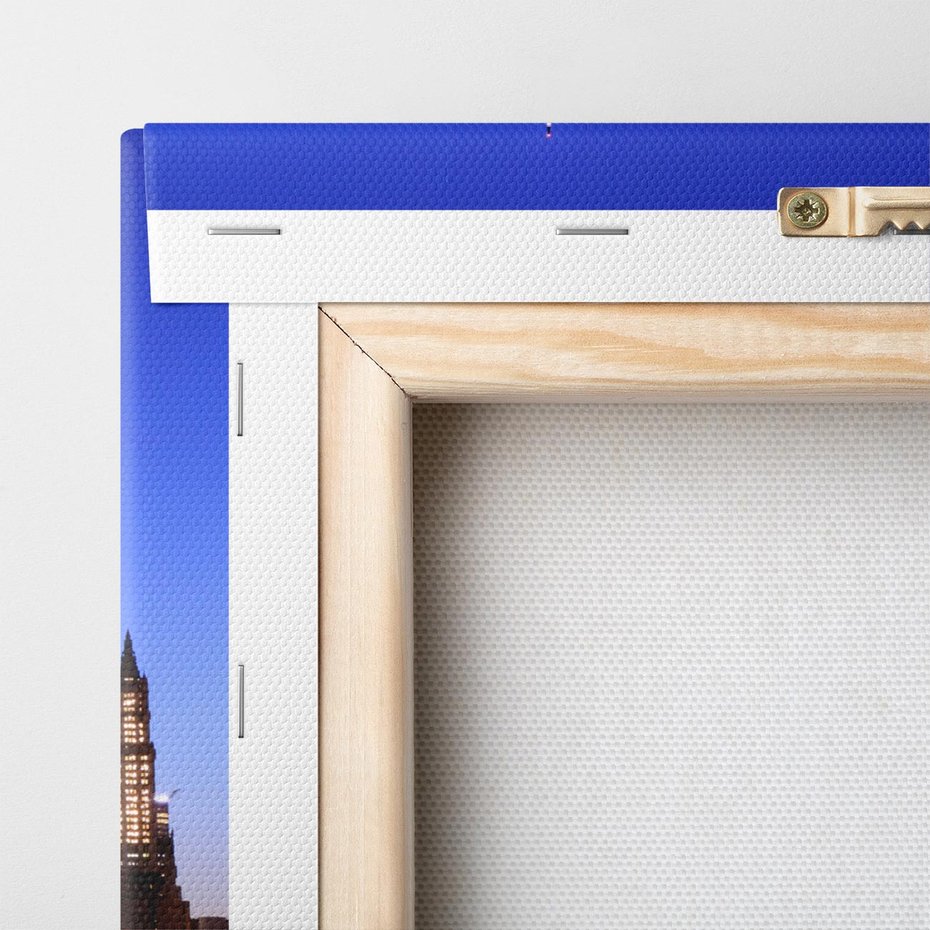 Obraz na płótnie 120x80 - Brooklyn Bridge: Symbol Nowego Jorku - most, Brooklyn