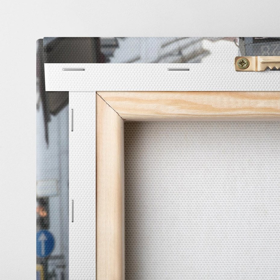 Obraz na płótnie 60x60 - Urok tramwajów Lizbony - tramwaj, Lizbona