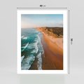 Plakat bez ramy 40x50 - Z Lotu Ptaka - fotografia, plaża
