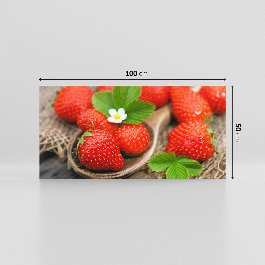 Obraz na płótnie 100x50 - Truskawki: owocowa ekstaza - truskawki, owoce