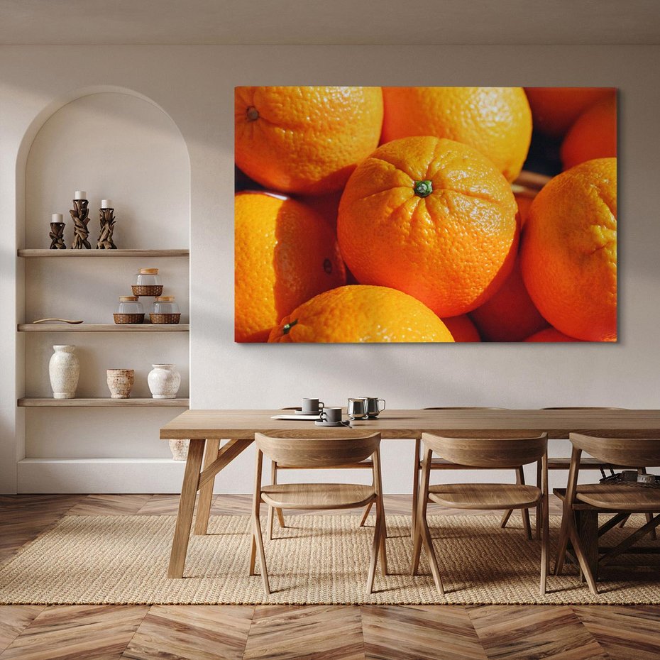 Obraz na płótnie 70x50 - Pomarańcze Owoce - pomarańcze, owoce