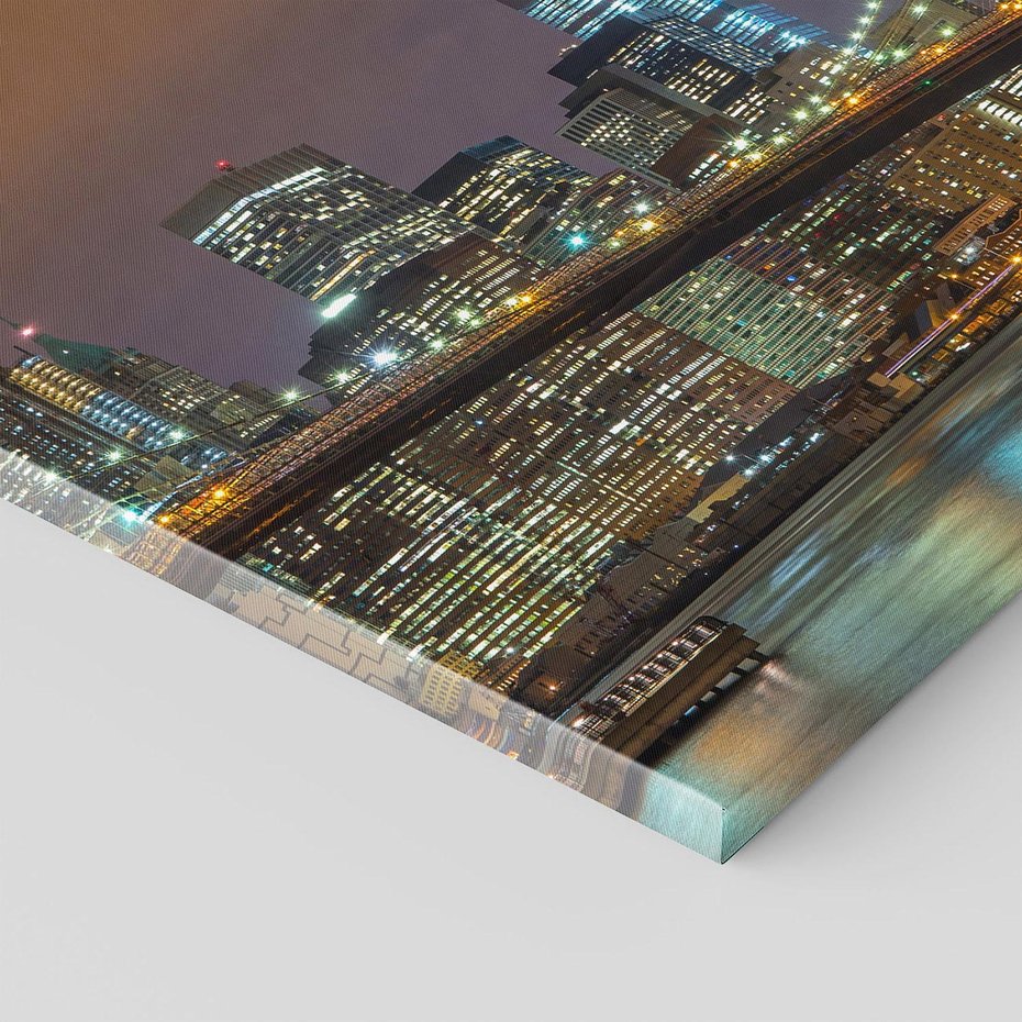 Obraz na płótnie 80x80 - Ikona Nowego Jorku - most, Nowy Jork