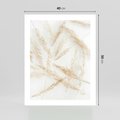 Plakat bez ramy 40x50 - Pampas w Stylu Boho: Kompozycja Natury - suche trawy, pampas