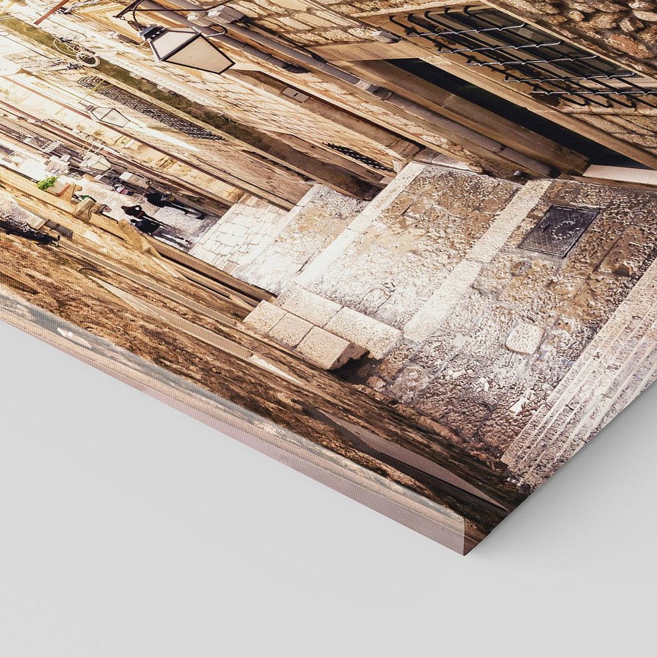 Obraz na płótnie 70x100 - mistyczna podróż - uliczka, perspektywa