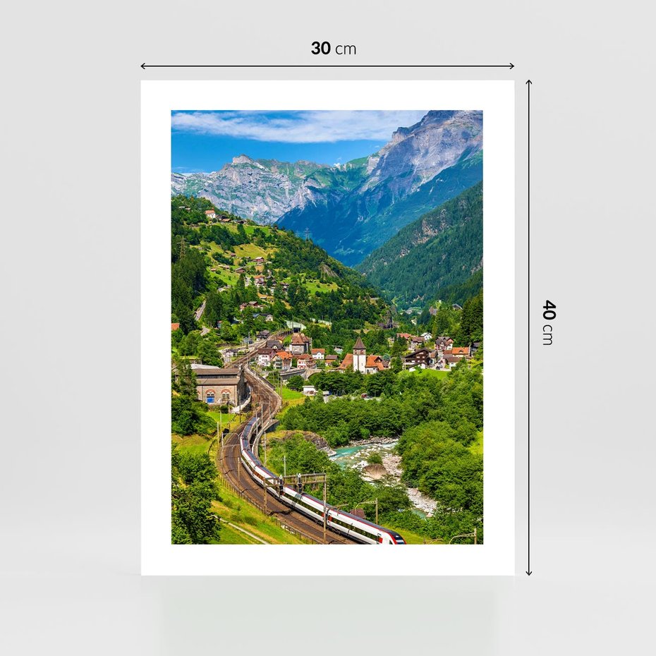 Plakat bez ramy 30x40 - Magiczne Horyzonty - pejzaż, perspektywa