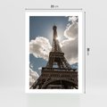 Plakat bez ramy 21x30 - Magia Wieży Eiffla - wieża, Eiffla