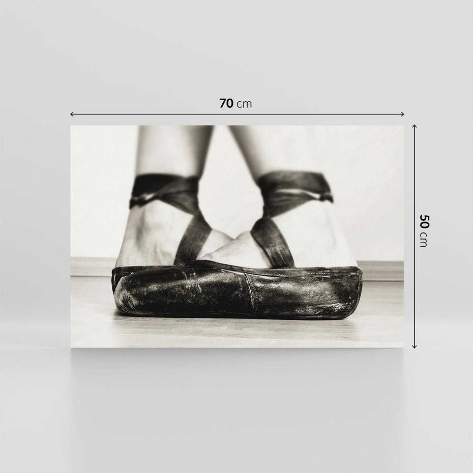 Obraz na płótnie 70x50 - W Monochromatycznych Nutach - fotografia, czarno biała