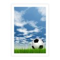 Plakat bez ramy 21x30 - Piłkarska Pasja - piłka, nożna