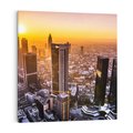 Obraz na płótnie 70x70 - Magiczny Frankfurt - miasto kontrastów - Frankfurt, Niemcy