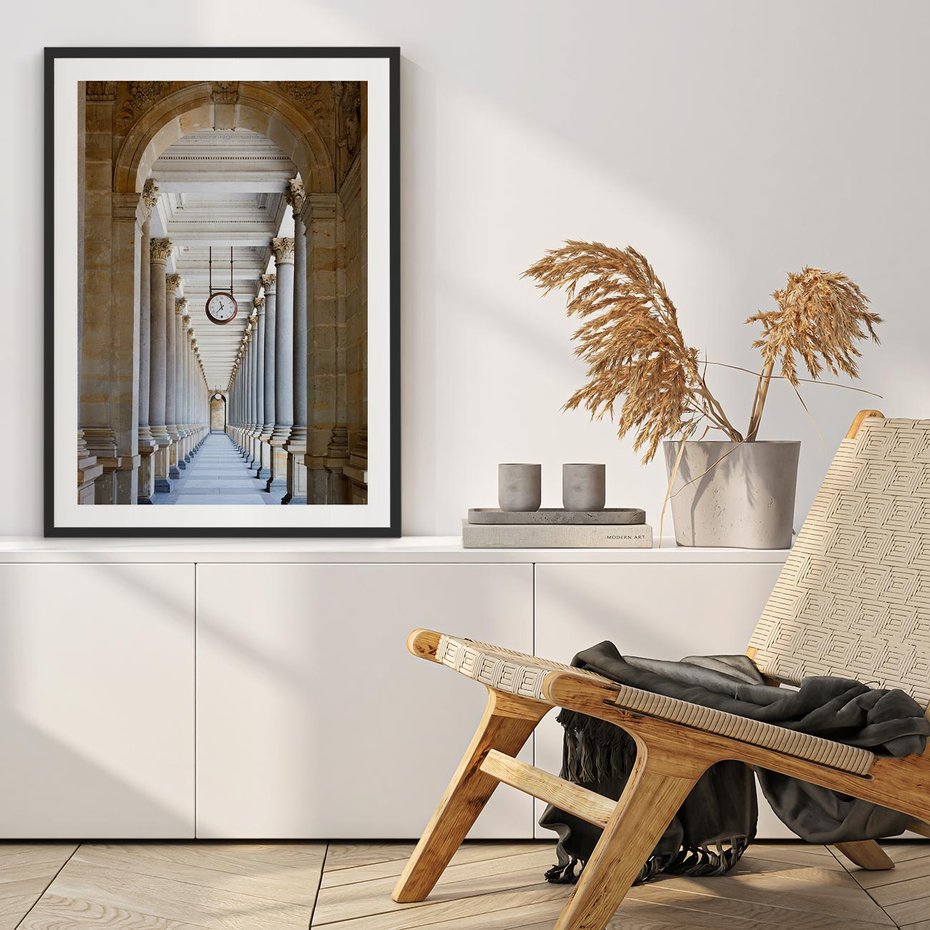 Plakat bez ramy 50x70 - Kolumny Czasu - architektura, kolumny