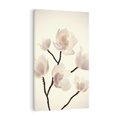 Obraz na płótnie 70x100 - Elegancja Natury - magnolia, białe