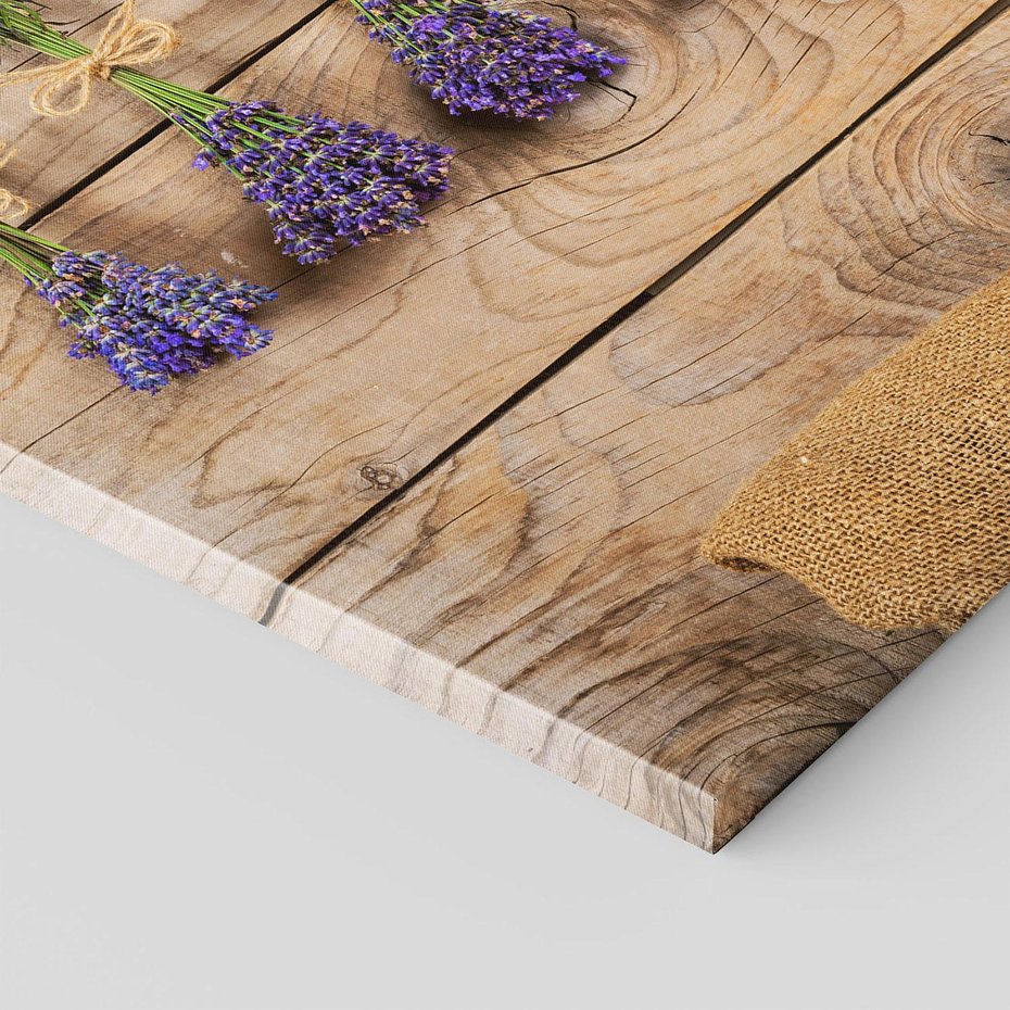 Obraz na płótnie 120x80 - Relaksacyjny urok lawendy w SPA - lawenda, SPA