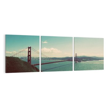 Obraz na płótnie 150x50 - Golden Gate - Most w USA - Golden Gate, USA
