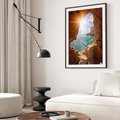 Plakat bez ramy 30x40 - Potęga Natury - morze, klify
