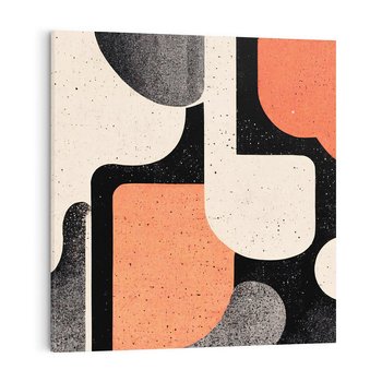 Obraz na płótnie 50x50 - Loftowa Harmonia - abstrakcja, styl loftowy