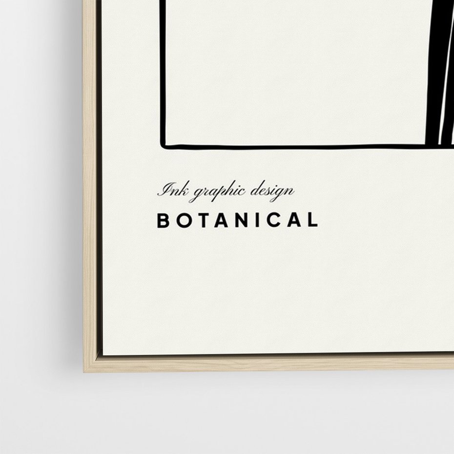 Obraz w ramie 50x70 - Symfonia kwiatowej ekspresji - kwiat, grafika - rama drewno