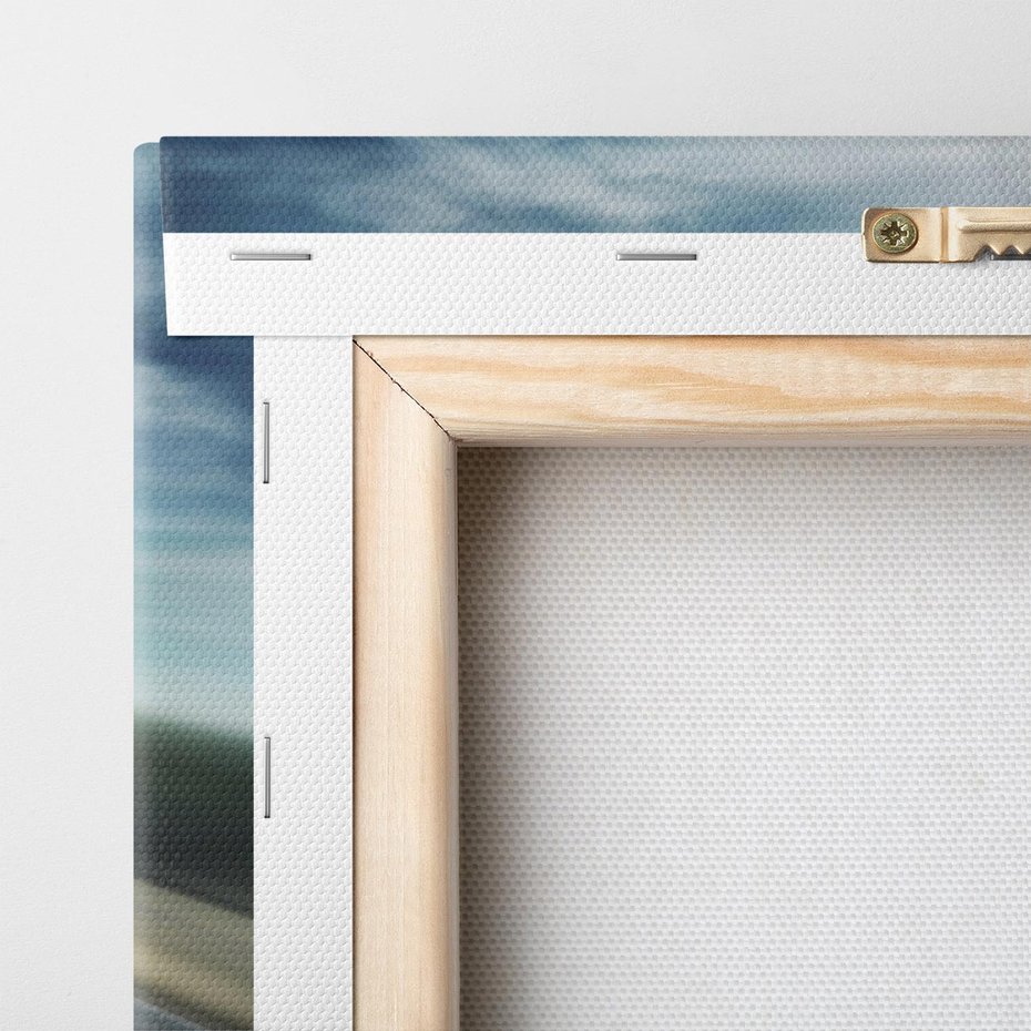 Obraz na płótnie 80x80 - Przez prerię ciężarówką - ciężarówka, USA