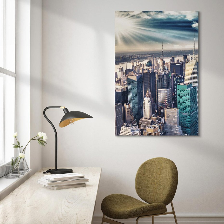 Obraz na płótnie 80x120 - Nowy York w pełnym blasku - Nowy York, miasto