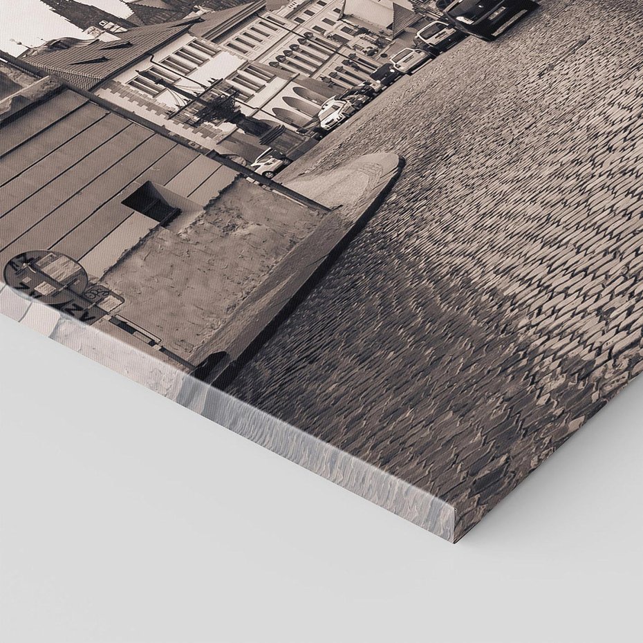 Obraz na płótnie 50x70 - Przygoda Na Horyzoncie - uliczka, perspektywa