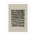 Plakat bez ramy 30x40 - Energetyczne Pulsacje Nowości - boho plakat, czarne kropki kreski