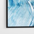 Obraz w ramie 70x50 - Wyrazista abstrakcja w akwareli - abstrakcja, akwarela - rama czarna