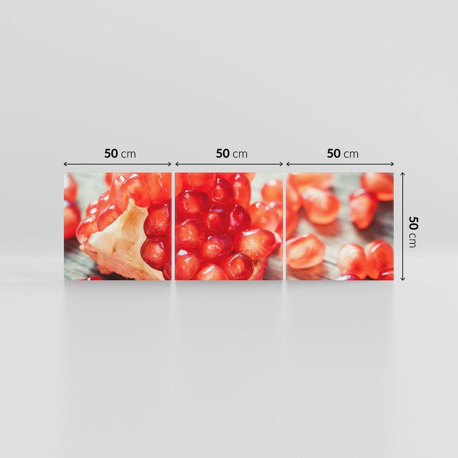 Obraz na płótnie 150x50 - Granatowa Inspiracja Kuchni - granat, kuchnia