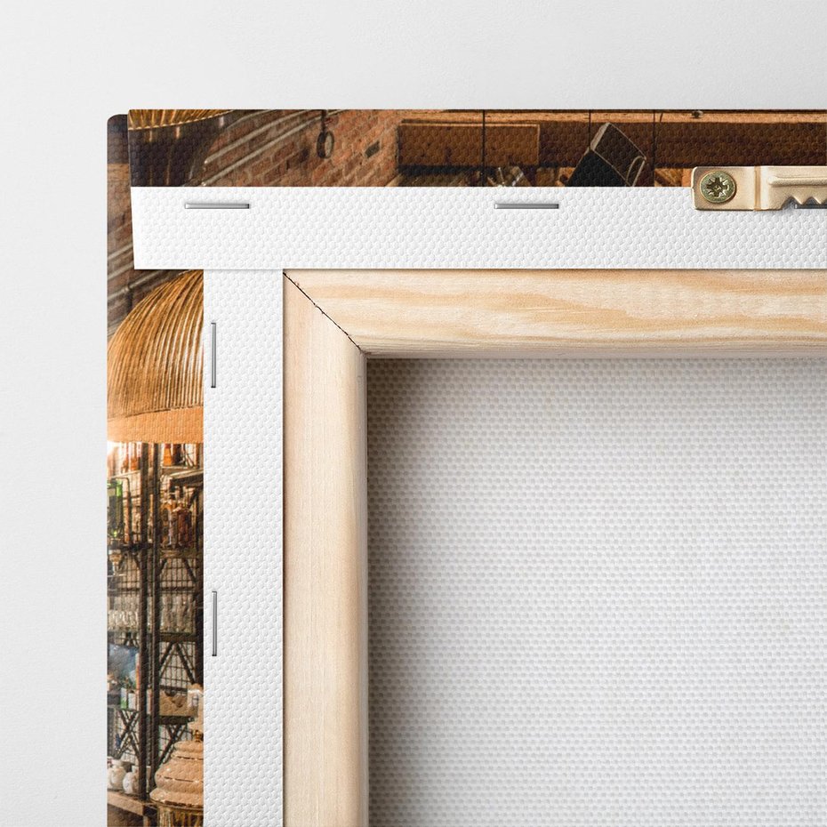 Obraz na płótnie 70x100 - Smak i styl - restauracja, architektura