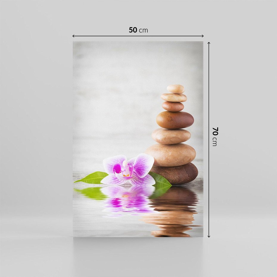 Obraz na płótnie 50x70 - Spa japońskie: sztuka relaksu - spa, japońskie