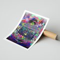 Plakat bez ramy 30x40 - Harmonia Muzyki - grafika, muzyka