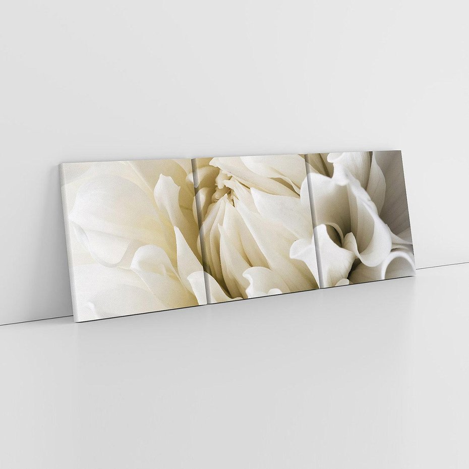 Obraz na płótnie 120x40 - Białe Kwiaty Delikatności - białe, kwiaty