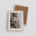 Plakat w ramie 30x40 - Magiczne Spacery - hotel, uliczka - rama drewno