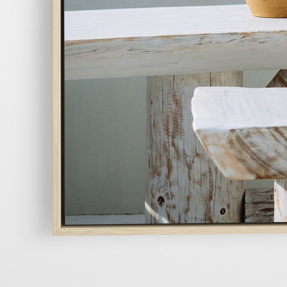 Obraz w ramie 50x70 - Uroki Santorini - Santorini, Grecja - rama drewno