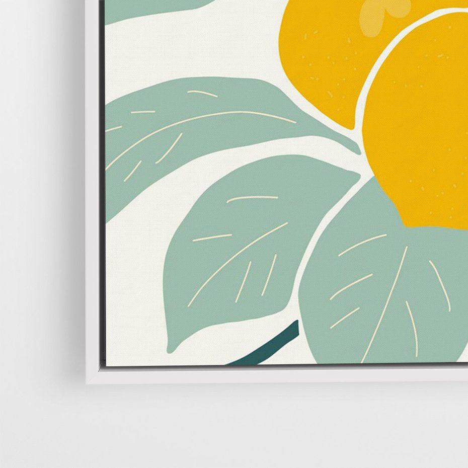 Obraz w ramie 80x120 - Wewnętrzna Melodia - plakat, nowoczesna sztuka - rama biała