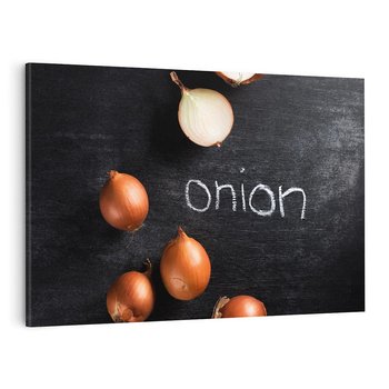 Obraz na płótnie 120x80 - Aromatyczne Inspiracje - cebula, kuchnia