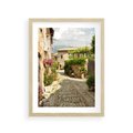 Plakat w ramie 30x40 - Włoskie Uliczki - włoska, uliczka - rama drewno