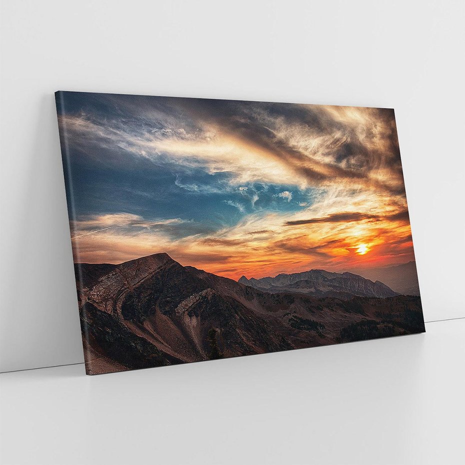 Obraz na płótnie 70x50 - Górski pejzaż w harmonii - góry, krajobraz