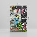 Obraz na płótnie 70x100 - Energiczne wybuchy graffiti - graffiti