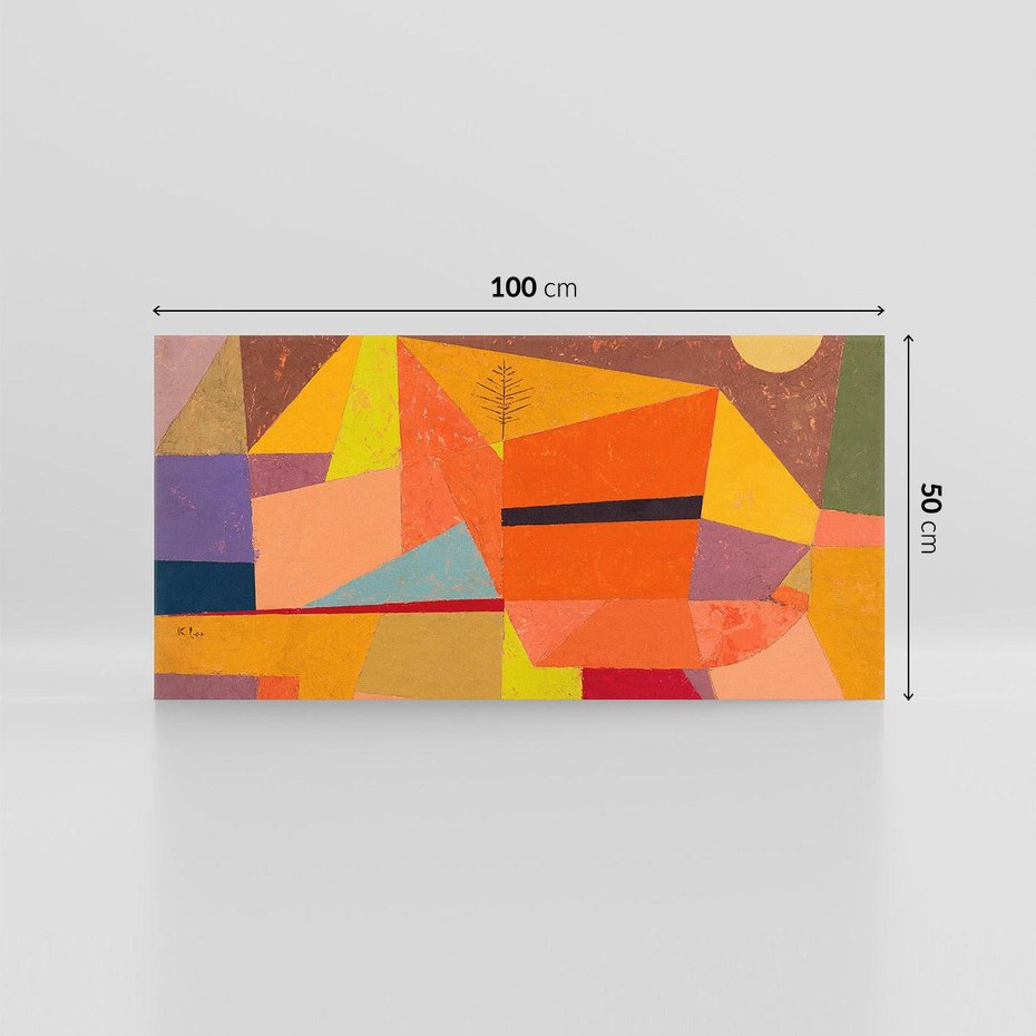 Obraz na płótnie 100x50 - Joyful Mountain Landscape 1929, Paul Klee - Reprodukcja - reprodukcja, obraz na płótnie