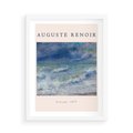 Plakat w ramie 50x70 - Auguste Renoir: Plakat z Pięknem Morza - auguste renoir, reprodukcja - rama biała