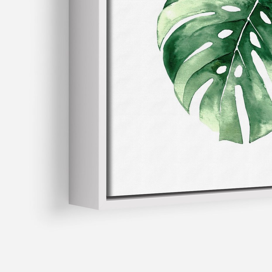 Obraz w ramie 80x120 - Przyjemność Złotej Natury - złote, liście - rama biała