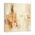 Obraz na płótnie 70x70 - Odbicie utraconych barw - abstrakcja, tekstury farb