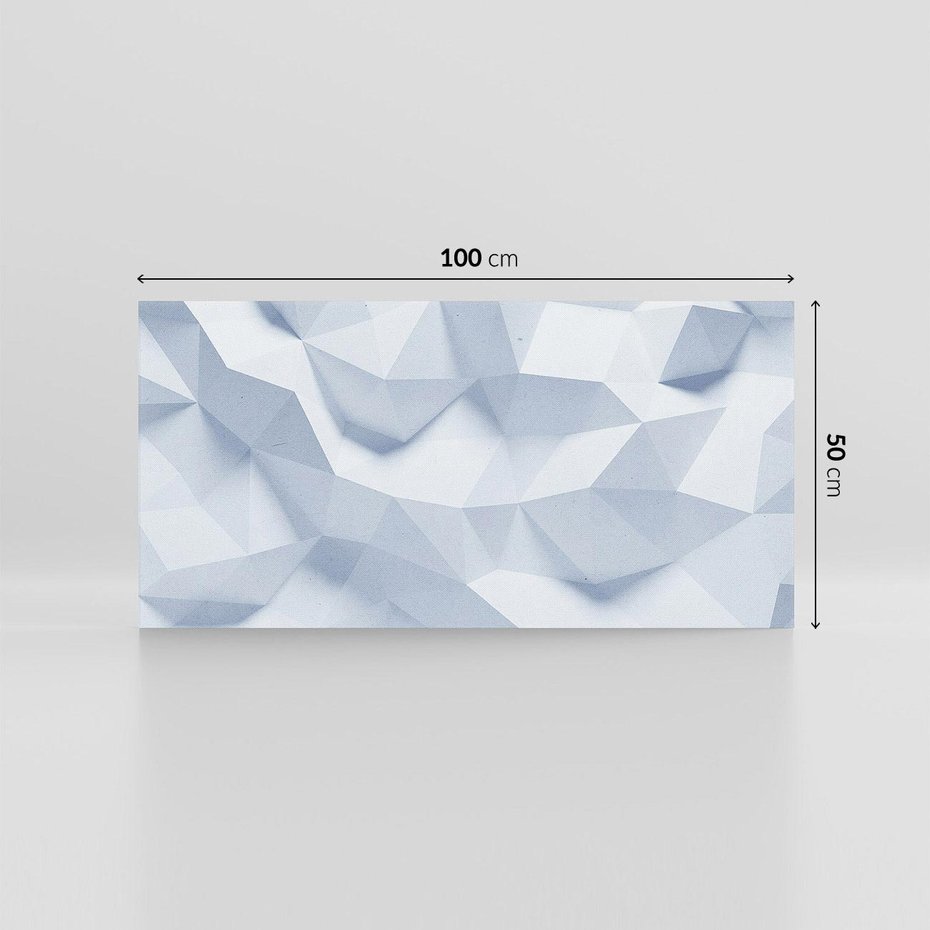 Obraz na płótnie 100x50 - Trójwymiarowa geometria - geometria, 3d