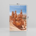 Obraz na płótnie 50x70 - Spektakularne Formacje Naturalne - kanion, pustynia