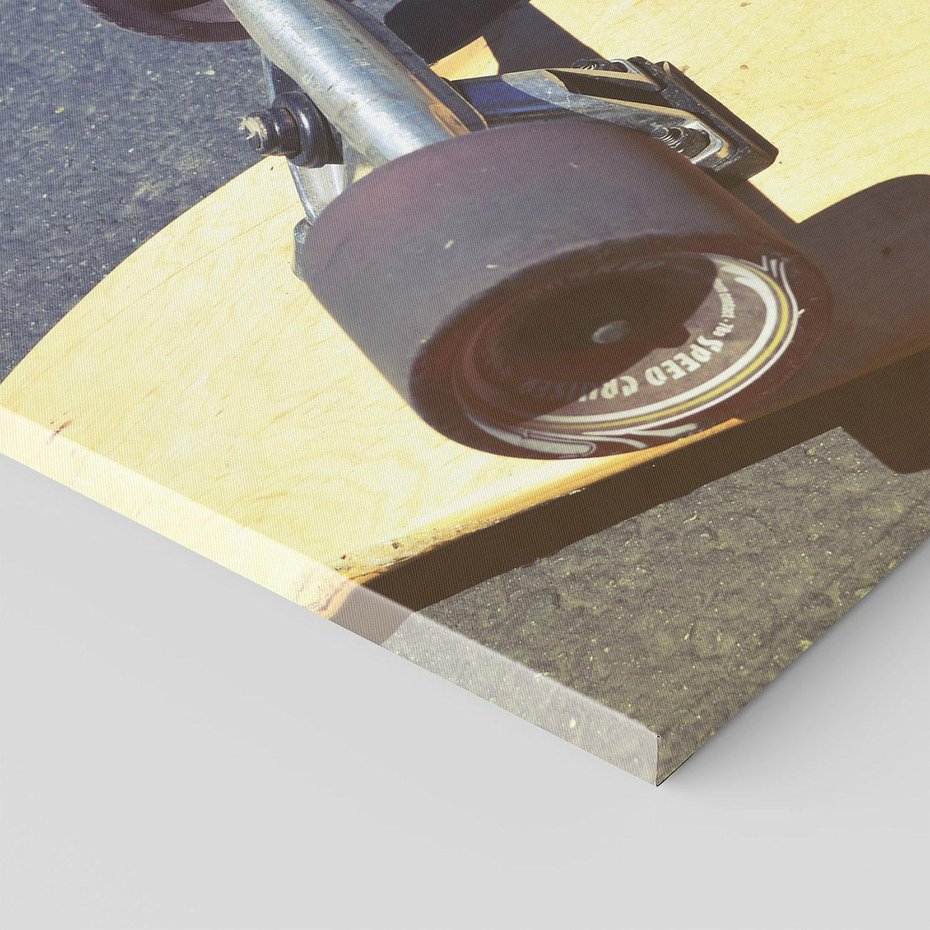 Obraz na płótnie 60x60 - Deskorolka - Sztuka Na Kółkach - deskorolka, skateboard