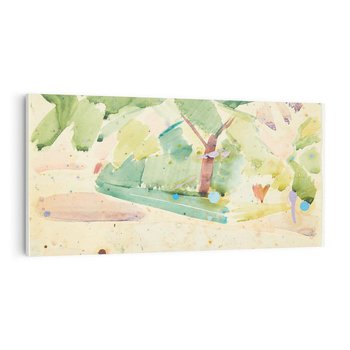 Obraz na płótnie 140x70 - "Color study Langelinie" Edvard Weie - Reprodukcja - reprodukcja, obraz na płótnie